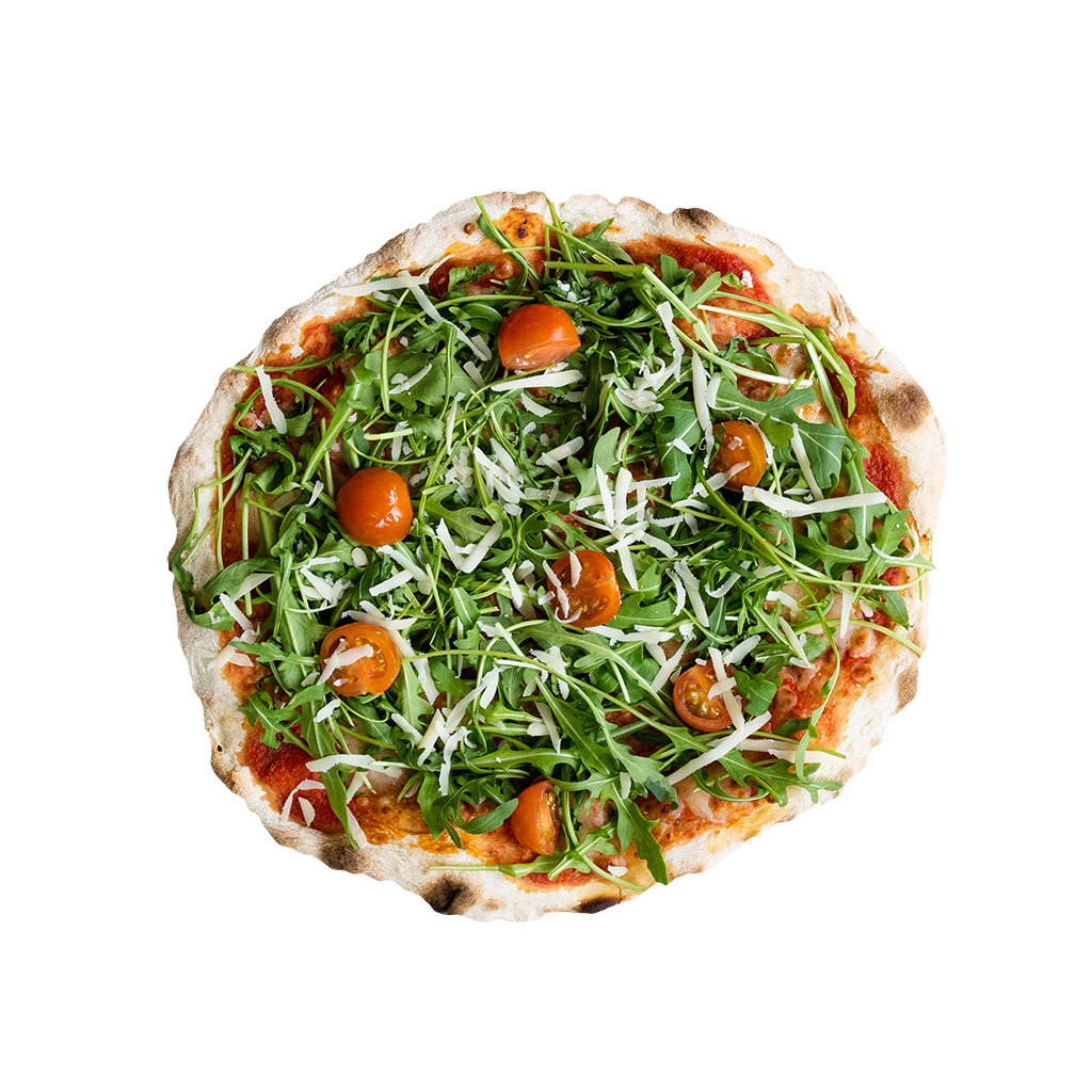 pizza de rucula